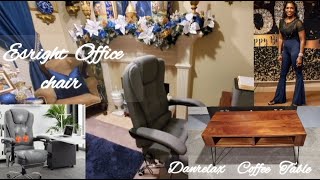 Esright Office Chair/ Danrelax Coffee Table Decorate With Me Decorating Ideas