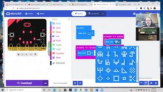 How to program the MicroBit buttons A, B and A+B #microbit #microsoft #programming