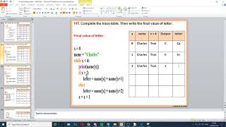 Task 117 - While loop