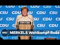 ANGELA MERKEL - Wahlkampf-Abschluss-Rede der Kanzlerin auf dem Münchner Nockherberg