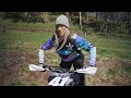 motocross riding tips with emma mcferran attacking the berms