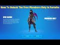 How To Unlock The Free Members Only Emote In Fortnite - The Fortnite Crew Free Emote