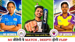 MUM-W vs UP-W Fantasy Team | UP-W vs MUM-W Match Prediction | MI-W vs UP-W Dream Team | WPL MATCH 11