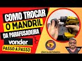 🎯COMO TROCAR O MANDRIL DA PARAFUSADEIRA VONDER 12V, TUTORIAL FÁCIL!✅ #vonder #parafusadeira #diy