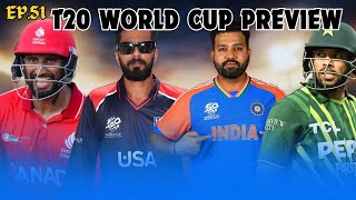 Live T20 Cricket World Cup Preview| Can England WIN Again? USA VS Canada & More