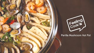 Perilla Mushroom Hot Pot :: Easy mushroom dish :: Simple dishes