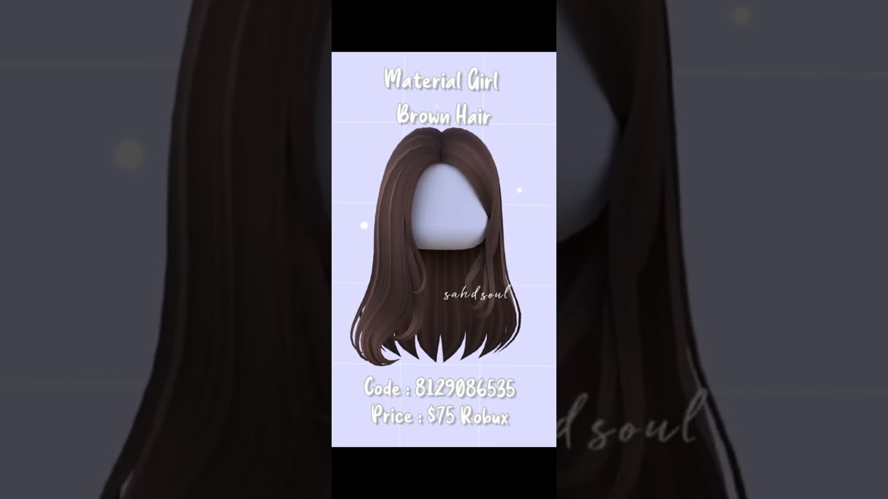 aesthetic brown hair codes on roblox for bloxburg #black #haircodes #blackhaircodes#roblox #bloxburg