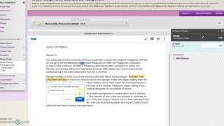 Grading an Assignment Inline with Box on Blackboard