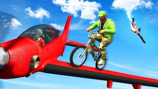 WING SURFING AT 350MPH! (GTA 5 Funny Moments)