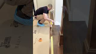 Do this to protect floors in your home renovation. #diy #diyhomerenovation #renovationlife #remodel