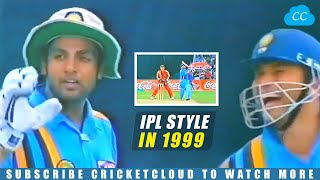 Sachin & Ajay Jadeja Playing in IPL Style in 1999 | Want to Smash Every Ball !!