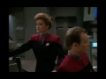 janeway has voyager land on a planet