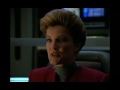 janeway has voyager land on a planet