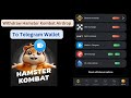 Hamster Kombat Telegram Wallet Withdrawal - Connect & Claim Airdrop Token On Hamster Kombat