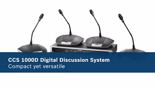 Bosch Security - CCS 1000 D Digital Discussion System