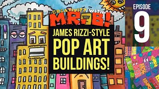 James Rizzi-Style POP ART Buildings!