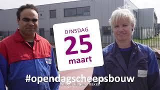 BEZOEK DE OPEN DAG SCHEEPSBOUW 25 maart 2025 in Groningen