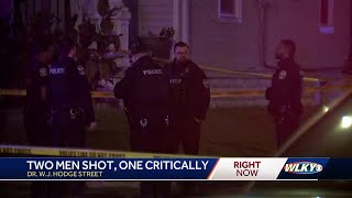 LMPD: 2 men shot, 1 critically, in California neighborhood