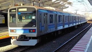 JR東日本E231系ミツK5編成各駅停車西船橋駅行き浦安駅発車(2022/12/24)