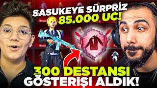 85.000 UC'LİK SÜRPRİZ!! 😱 SASUKEYE HAYALİ OLAN 300 DESTANSI GÖSTERİŞİ ALDIK!! | PUBG MOBILE