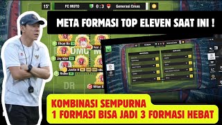 FORMASI INI BISA MENJADI 3 KOMBINASI VARIASI FORMASI HEBAT TAK TERKALAHKAN | TOP ELEVEN 2024