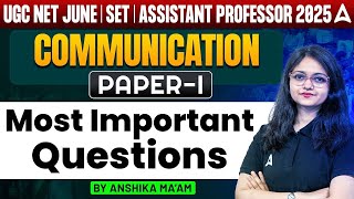 UGC NET Paper 1 Communication Most Important Questions PYQs | By Anshika Ma'am