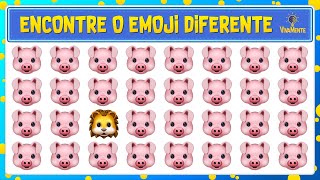 🐷 ENCONTRE O EMOJI DIFERENTE + REPETIDO + OBJETO + 7 ERROS! 💡 VivaMente