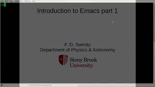 Editing with Emacs part 1