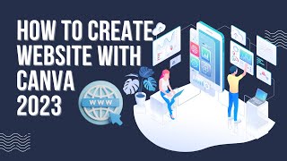 របៀបបង្កើត​ website 2023, How to Create website with Canva 2023