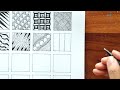 24 zentangle patterns doodle patterns zentangle art