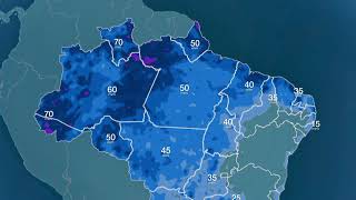 Quarta-feira de chuva em quase todo o Brasil  | 12/03/2025