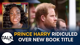 Prince Harry ridiculed over new book title 'Spare'