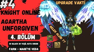 KNİGHT ONLİNE AGARTHA 4. BÖLÜM - KUTU VE GEM KIRDIK - +7 UPGRADE