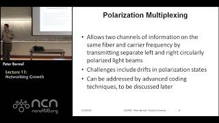 ECE 695FO Fiber Optic Communication Lecture 11: Networking Growth