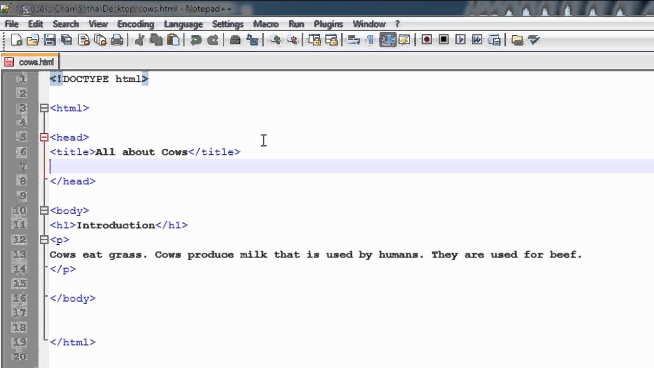 Html5 Lesson 2 Metadata Youtube