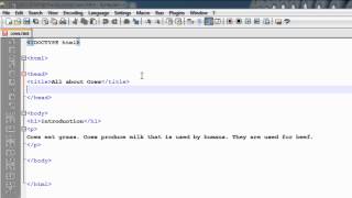 HTML5: Lesson 2 - Metadata