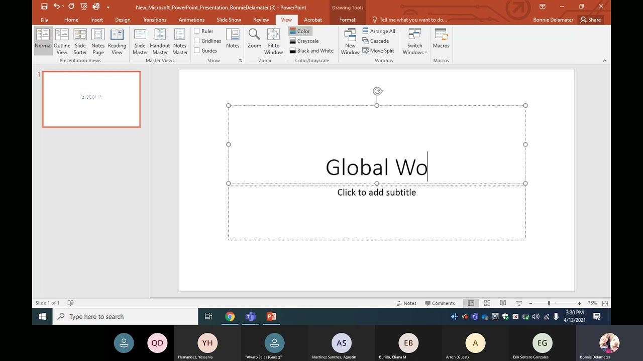 PowerPoint Module 1 Textbook Project - YouTube