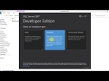 Microsoft SQL Server 2017 Developer Edition installation