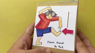 DIY pop-up book: Eric Carle From Head to Toe (with song) #popup