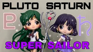 [QPosket] SUPER SAILOR PLUTO \u0026 SUPER SAILOR SATURN VERSION B UNBOXING VIDEO - SAILOR MOON ETERNAL