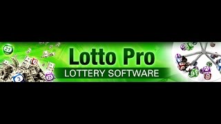 Lotto Pro Lottery Software