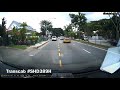 7jan2020 braddell road transcab shd389h taxi cut over double white line recklessly