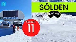 Solden Austria glacier / ski run 11 - short video 55\