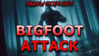 NARROW ESCAPE FROM BIGFOOT ATTACK