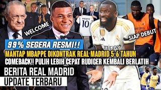 99 % DEAL ✅ Welcome Mbappe ! Transfer Hot Real Madrid 🥰 Kabar Rudiger ⚪️ Berita Madrid