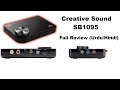 Creative sound blaster surround 5.1 pro SB1095 full review (Urdu/Hindi)