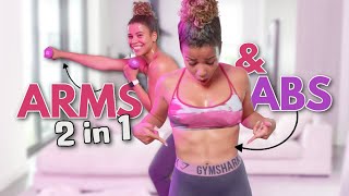 20 Min Low Impact Beginner Arms & Abs