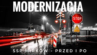 [WIELKA MODERNIZACJA PRZEJAZDU KOLEJOWEGO] Przed i po - SSP Mirków (COB-63A na KSP-7M)