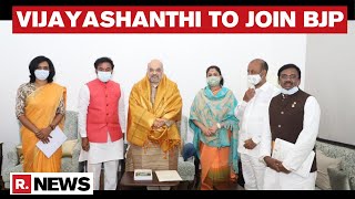 Actor-Turned-Politician Vijayashanthi Quits Congress; To Formally Join BJP In Amit Shah's Presence