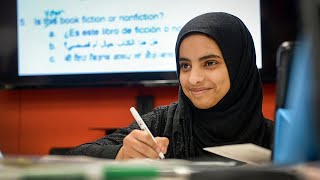 Yemeni student uses technology to excel in computer science while learning English